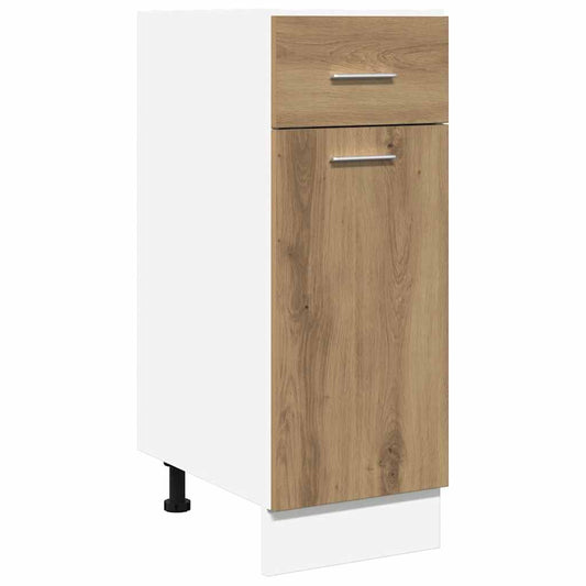 vidaXL Drawer Bottom Cabinet "Lyon" Artisan Oak 30x46x81,5 cm Engineered Wood