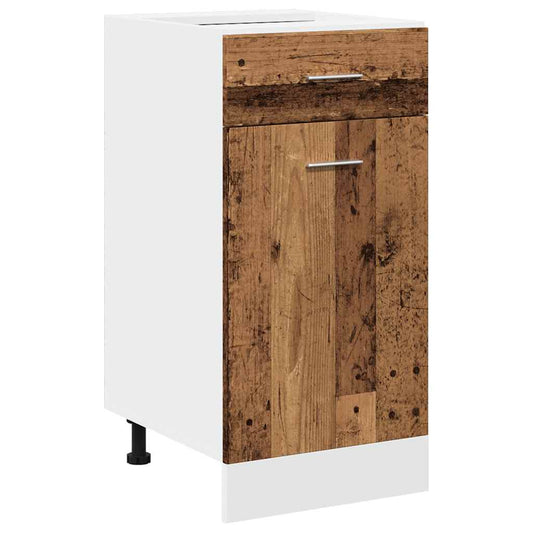 vidaXL Drawer Bottom Cabinet "Lyon" Old Wood 40x46x81,5 cm Engineered Wood