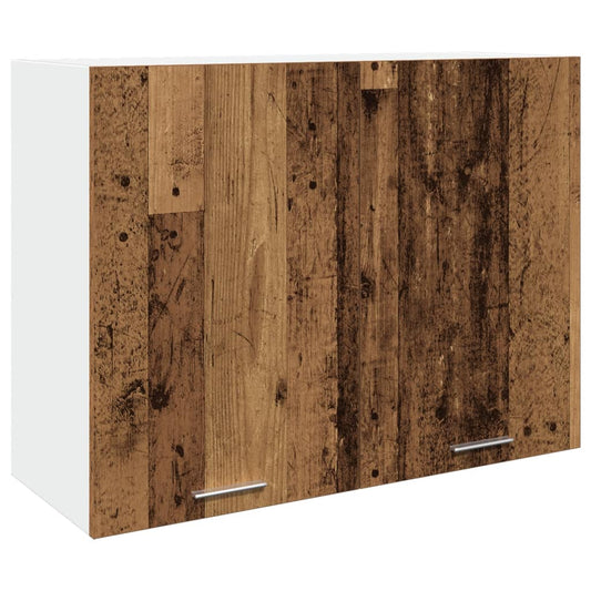 vidaXL Hanging Cabinet "Lyon" Old Wood 80x31x60 cm Engineered Wood