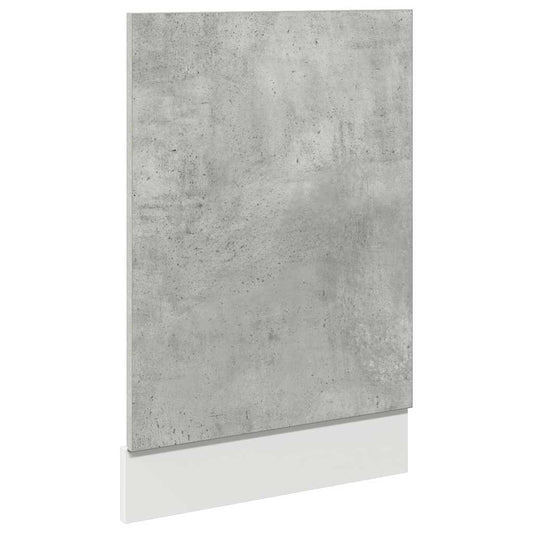 vidaXL Dishwasher Panel "Lyon" Concrete Grey 45x3x67 cm