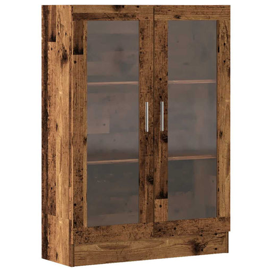 vidaXL Book Cabinet Old Wood 82,5x30,5x115 cm Engineered Wood