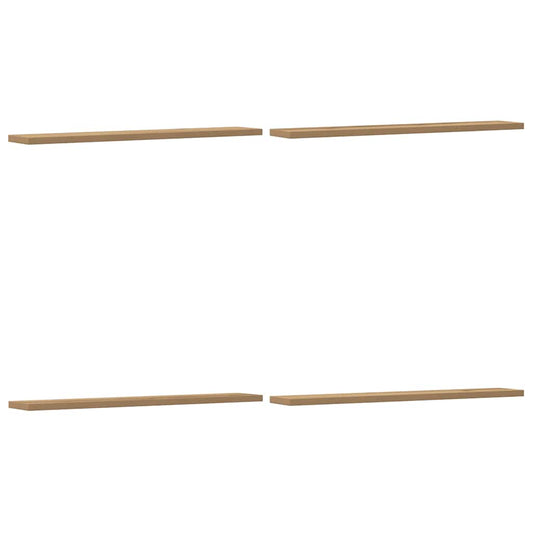 vidaXL Wall Shelves 4 pcs Artisan Oak 60x20x1,5 cm Engineered Wood
