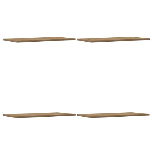 vidaXL Wall Shelves 4 pcs Artisan Oak 60x30x1,5 cm Engineered Wood
