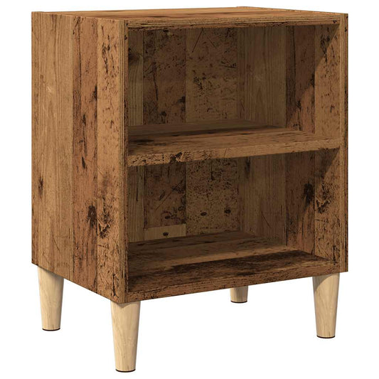 vidaXL Bedside Cabinet Old Wood 40x30x50 cm Engineered Wood