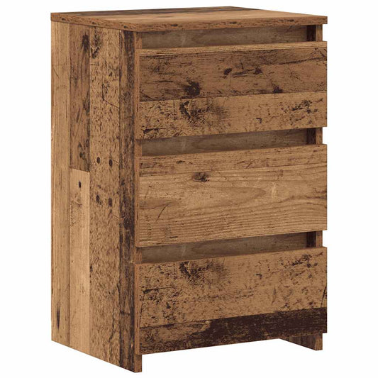 vidaXL Bedside Cabinets 2 pcs Old Wood 40x35x62,5 cm Engineered Wood