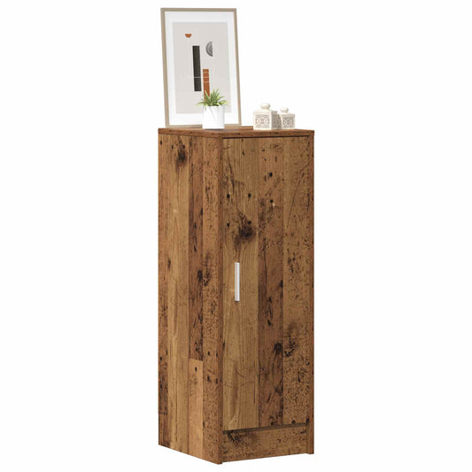 vidaXL Shoe Cabinet Old Wood 32x35x92 cm Engineered Wood