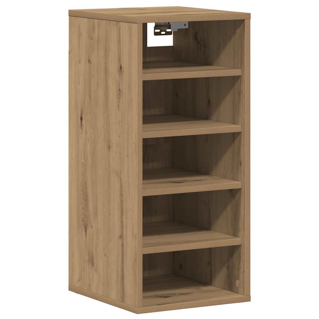 vidaXL Shoe Cabinets 2 pcs Artisan Oak 32x35x70 cm Engineered Wood