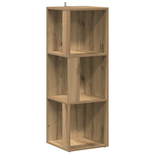 vidaXL Corner Cabinet Artisan Oak 33x33x100 cm Engineered Wood
