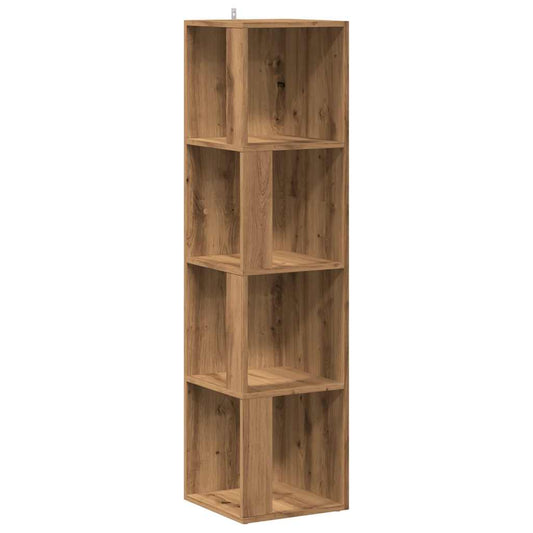 vidaXL Corner Cabinet Artisan Oak 33x33x132 cm Engineered Wood