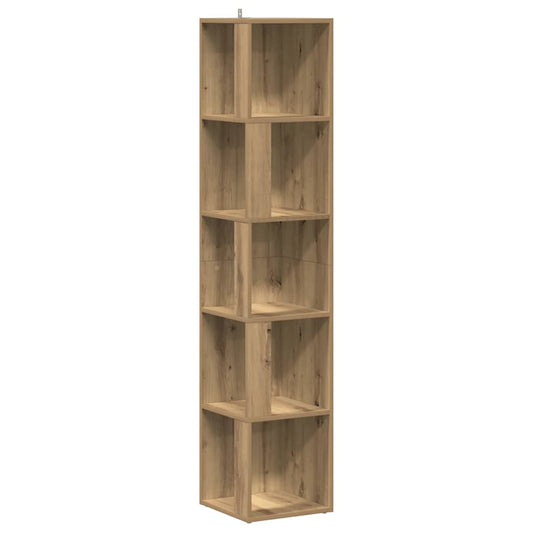 vidaXL Corner Cabinet Artisan Oak 33x33x165 cm Engineered Wood