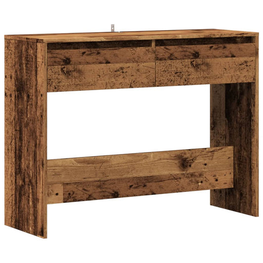 vidaXL Console Table Old Wood 100x35x76,5 cm Engineered Wood