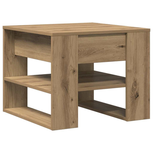 vidaXL Coffee Table Artisan Oak 55.5x55x45 cm Engineered Wood