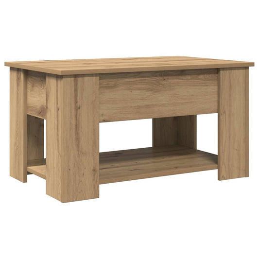 vidaXL Coffee Table Artisan Oak 79x49x41 cm Engineered Wood
