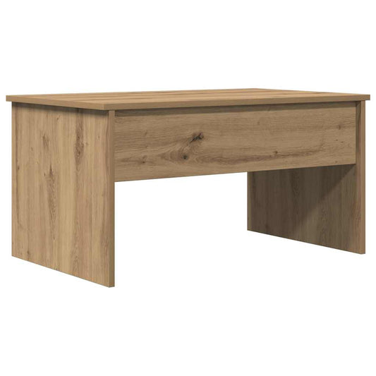 vidaXL Coffee Table Artisan Oak 80x50,5x41,5 cm Engineered Wood