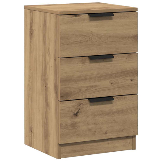 vidaXL Bedside Cabinet Artisan Oak 40x36x65 cm Engineered Wood