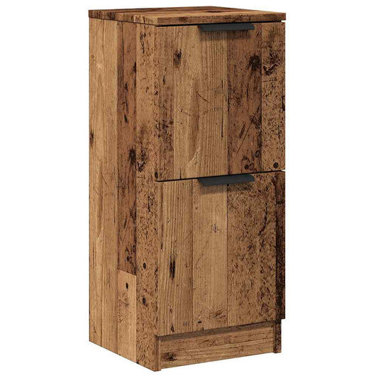 vidaXL Sideboard Old Wood 30x30x70 cm Engineered Wood