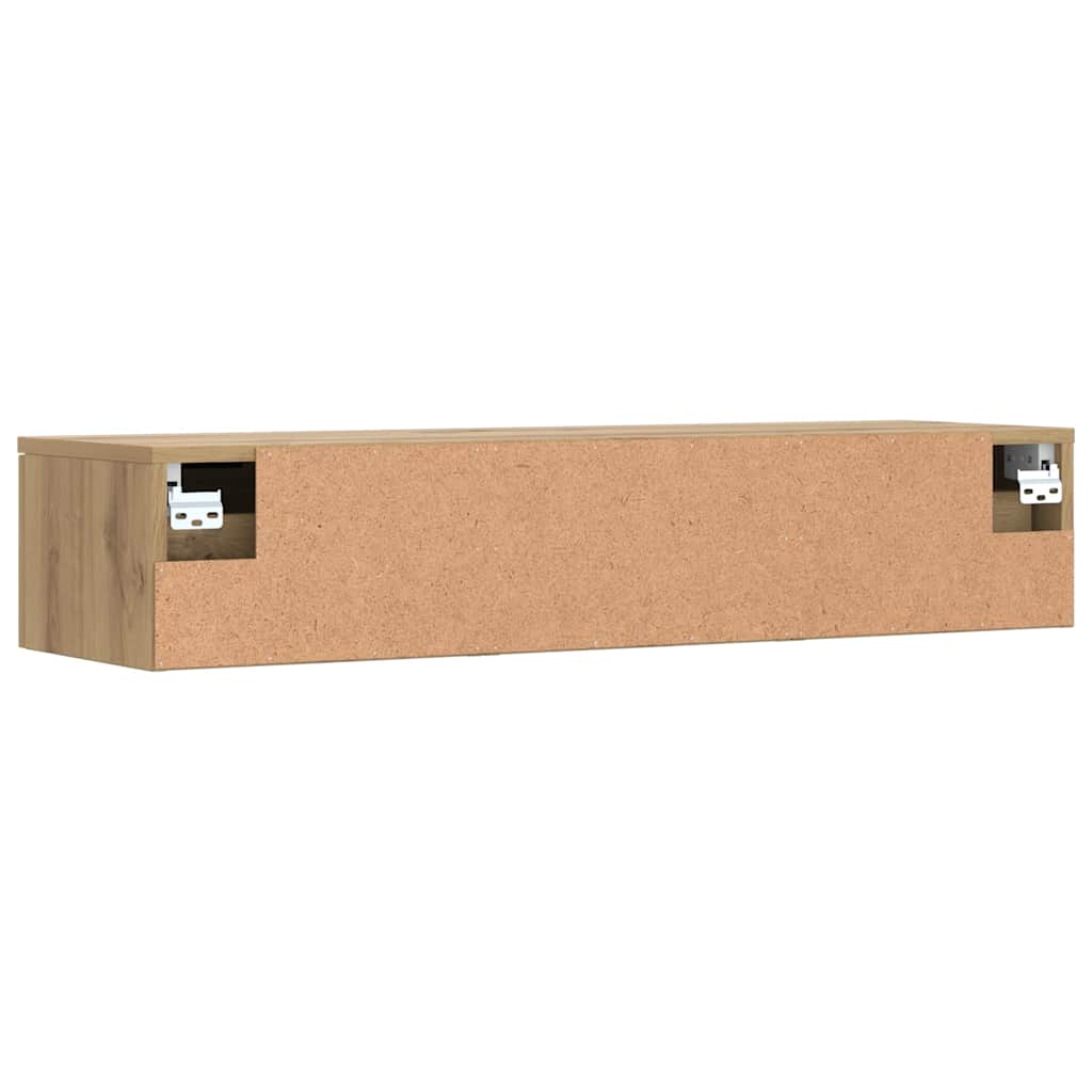vidaXL Wall Cabinet Artisan Oak 102x30x20 cm Engineered Wood
