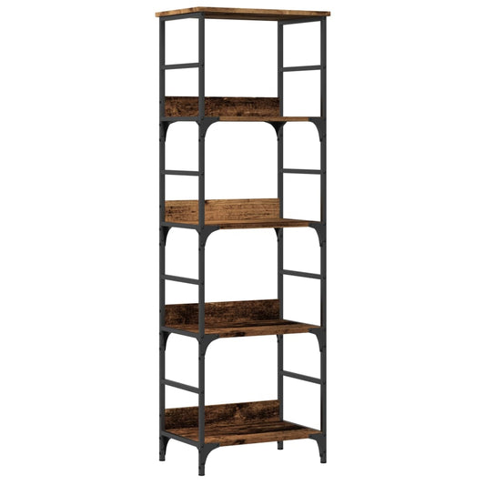 vidaXL Book Cabinet Old Wood 50x33x153 cm Engineered Wood