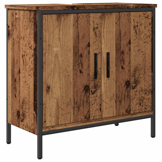 vidaXL Sink Cabinet Old Wood 60x30x60 cm Engineered Wood
