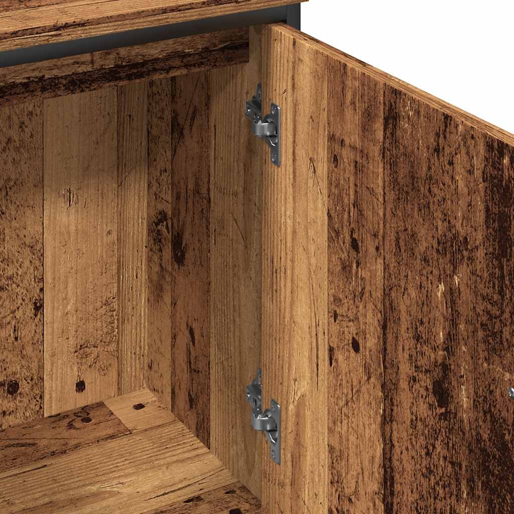 vidaXL Sink Cabinet Old Wood 80x30x60 cm Engineered Wood