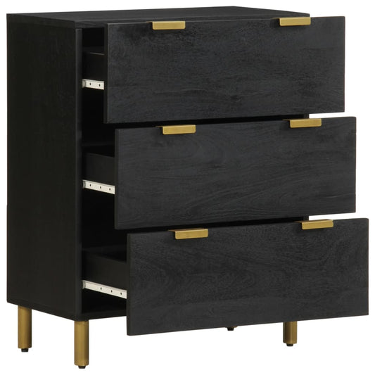 vidaXL Sideboard Black 60x33x75 cm Engineered Wood