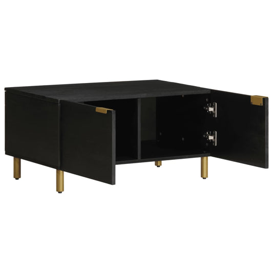 vidaXL Coffee Table Black 80x50x40 cm Engineered Wood