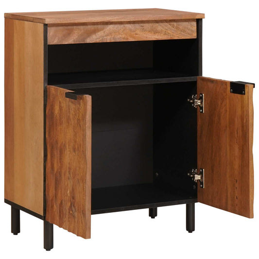 vidaXL Sideboard with Storage Acacia Brown Finish 60 x 33.5 x 75 cm