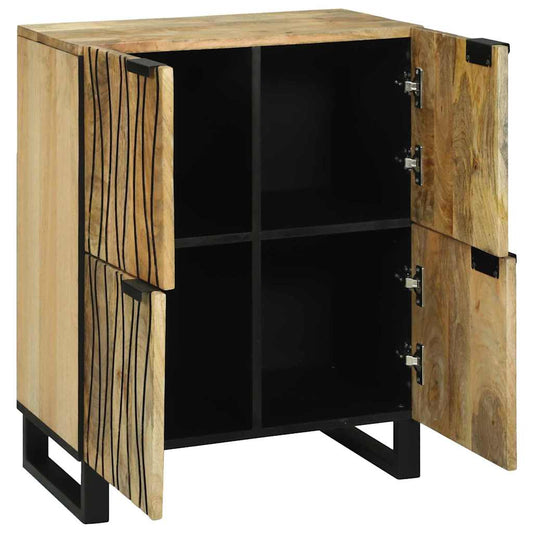 vidaXL Sideboard Brown 60 x 33 x 75 cm Solid mango wood