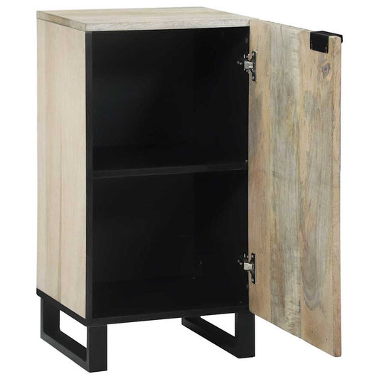 vidaXL Sideboard White 40 x 33 x 75 cm Solid mango wood