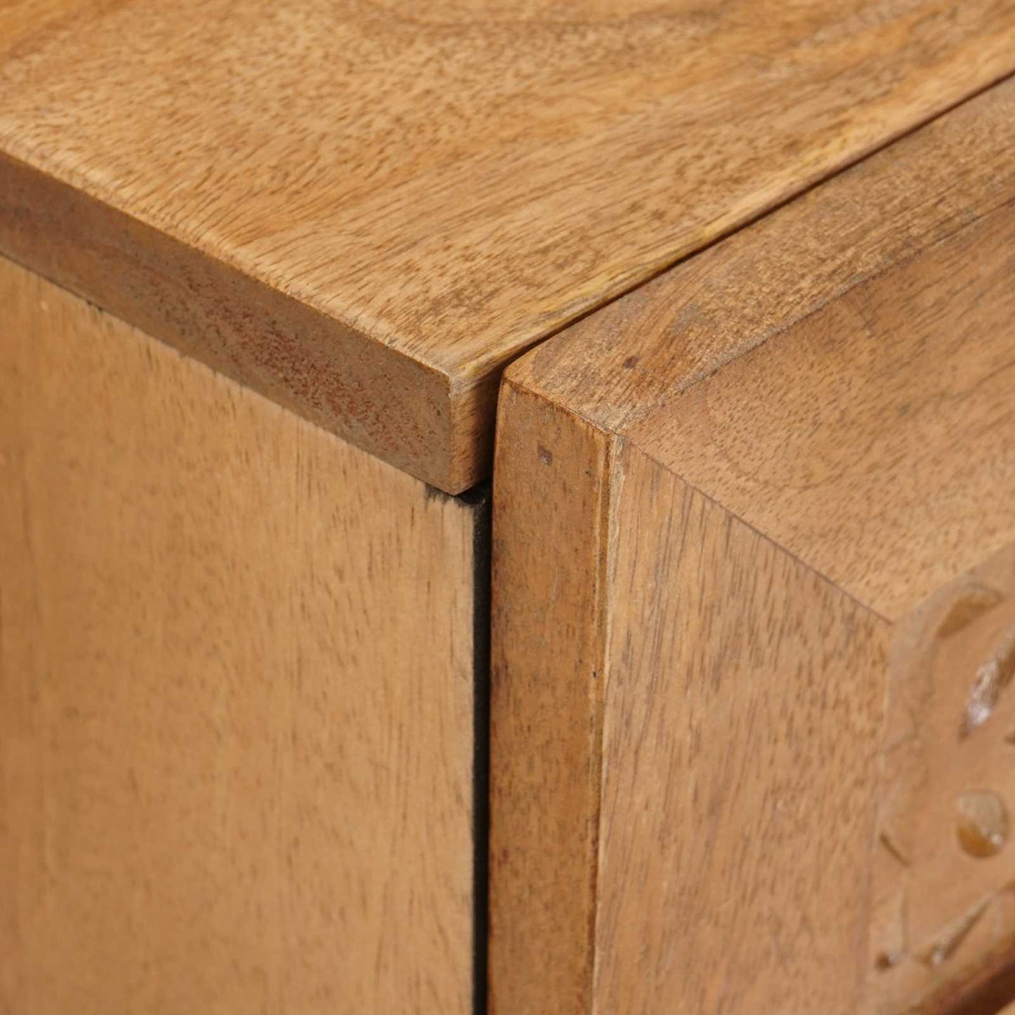 vidaXL Bedside Cabinet Light Brown 40 x 33 x 46 cm Engineered Wood