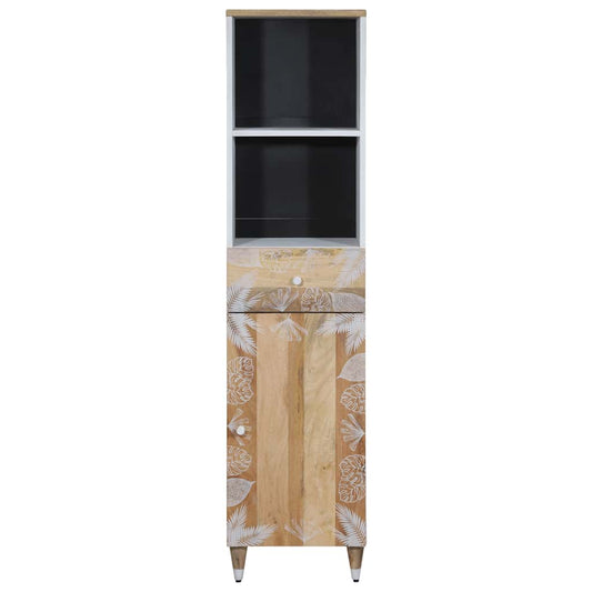 vidaXL Bathroom Cabinet 38x33.5x160 cm Solid Wood Mango