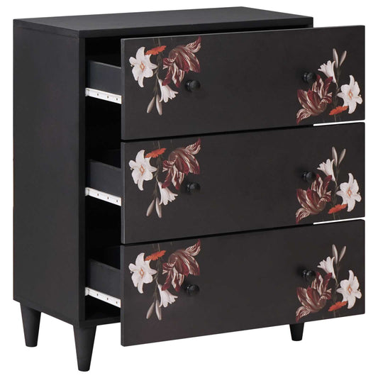 vidaXL Storage Cabinets Multicolour 60 x 33.5 x 75 cm Solid Mango Wood