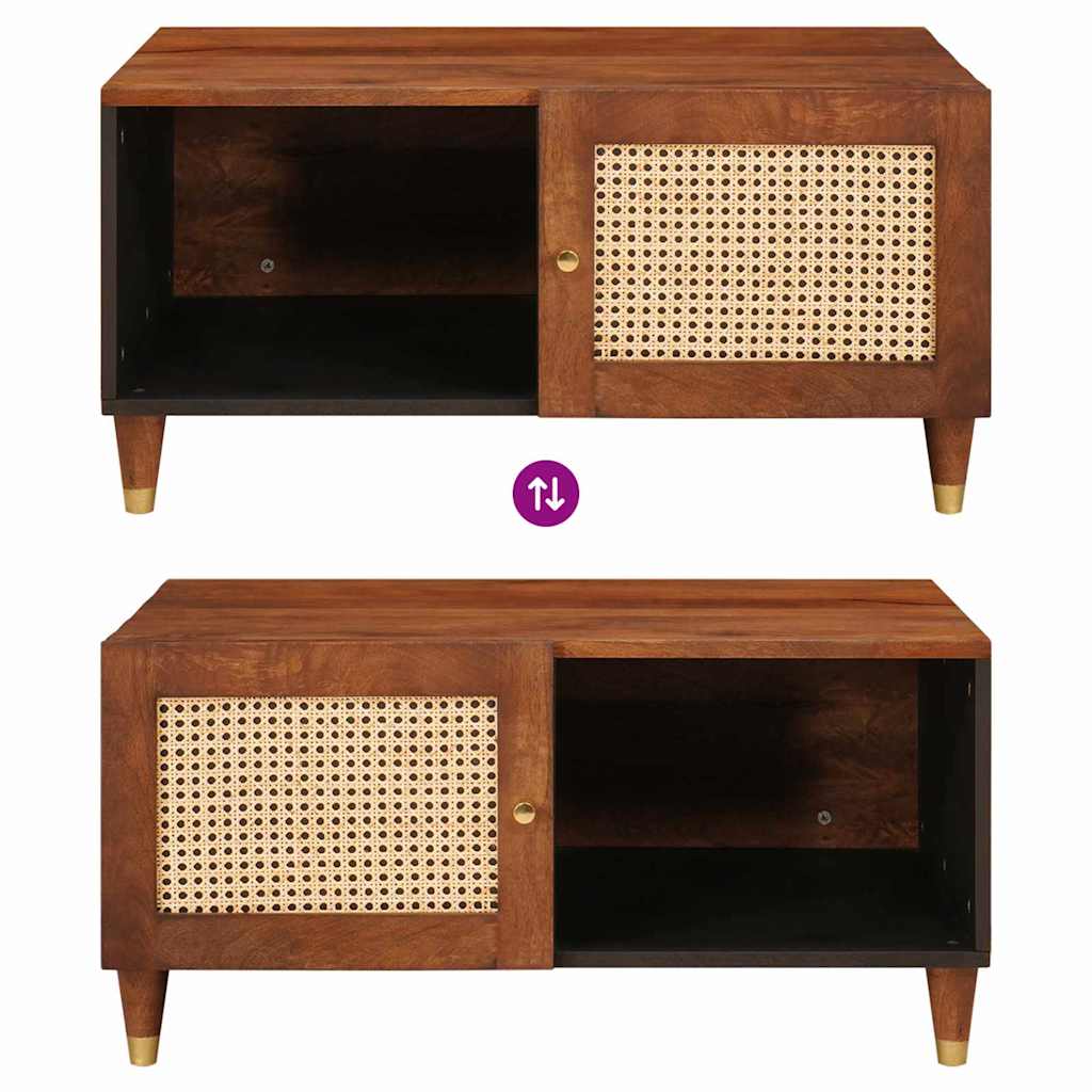 vidaXL Coffee Table 80 x 50 x 40 cm Solid Mango Wood