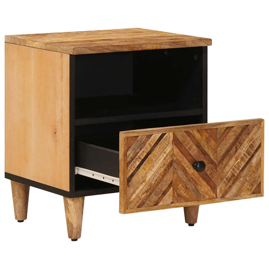 vidaXL Bedside Table 2 pcs Brown 50 x 33 x 60 cm Solid Mango Wood