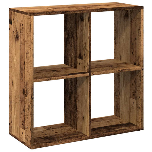 vidaXL Room Divider Bookcase Old Wood 69,5x29x69,5 cm Engineered Wood