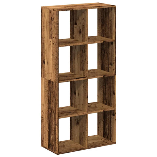 vidaXL Room Divider Bookcase Old Wood 69,5x29x137,5 cm Engineered Wood