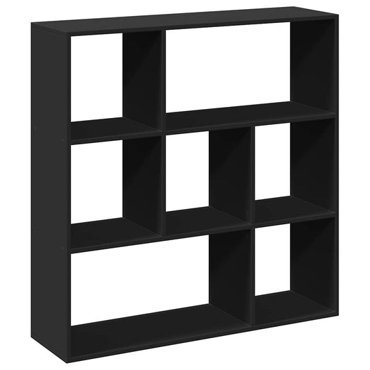 vidaXL Room Divider Bookcase Black 102x29x103,5 cm Engineered Wood