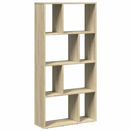 vidaXL Bookcase Sonoma Oak 60x20x120,5 cm Engineered Wood