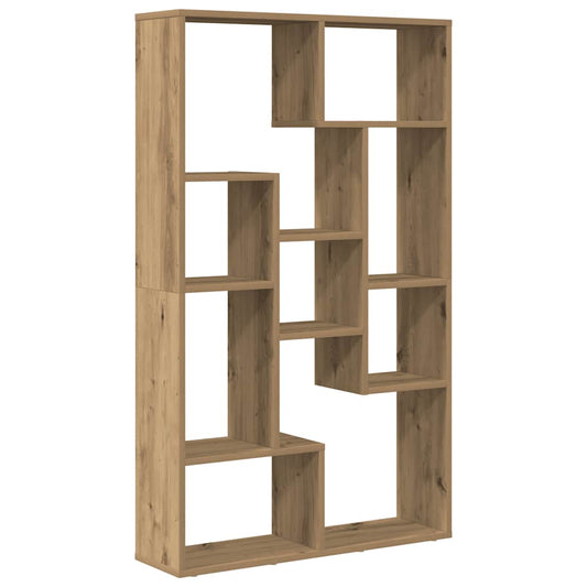 vidaXL Bookcase Artisian Oak 72x20x120,5 cm Engineered Wood