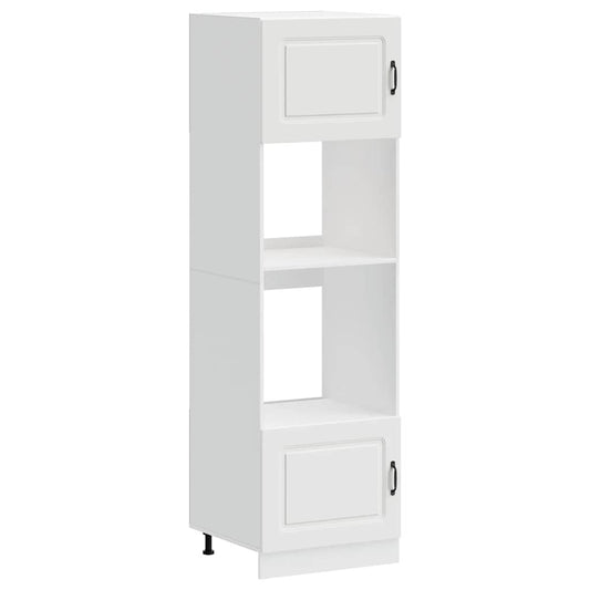 vidaXL Oven Cabinets 2 pcs "Kalmar" White Engineered Wood