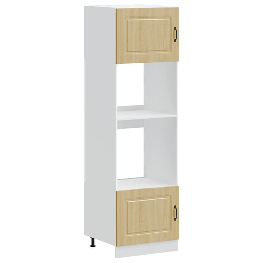 vidaXL Oven Cabinets 2 pcs "Kalmar" Sonoma Oak Engineered Wood