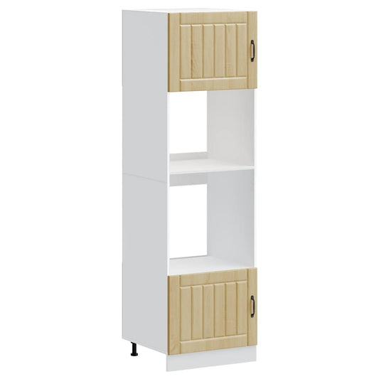 vidaXL Oven Cabinets 2 pcs "Lucca" Sonoma Oak Engineered Wood