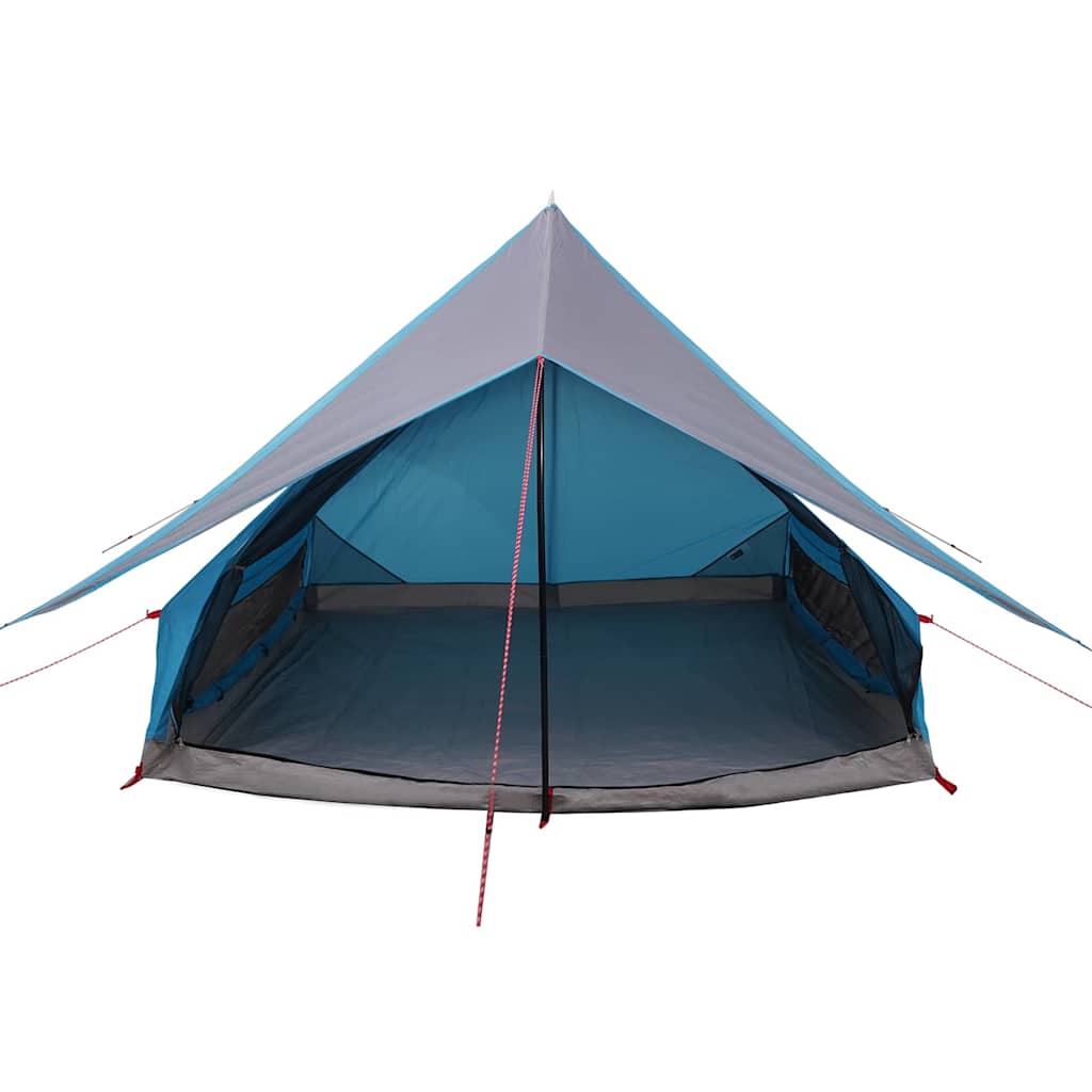 vidaXL Family Tent with Roof Blue and Grey 256 x 256 x 185 cm