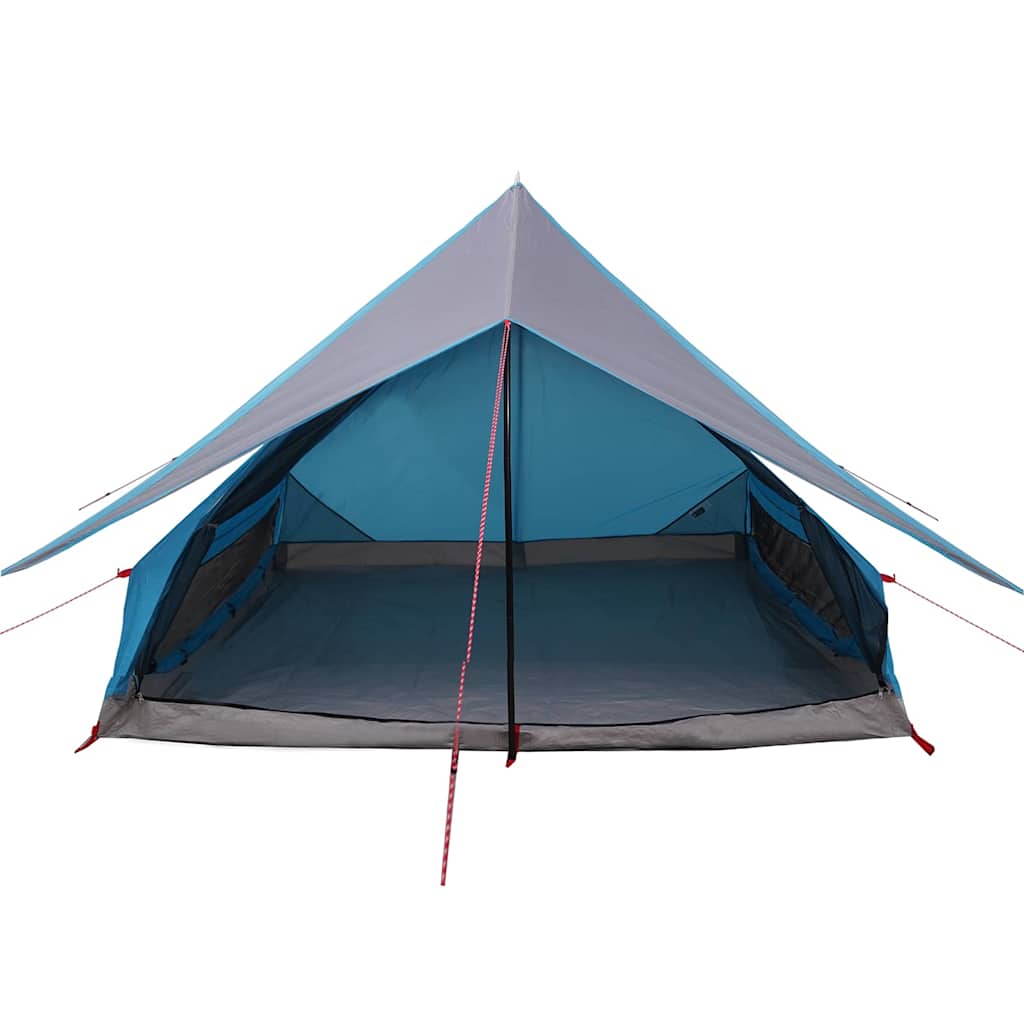 vidaXL Family Tent with Roof Blue and Grey 315 x 286 x 200 cm