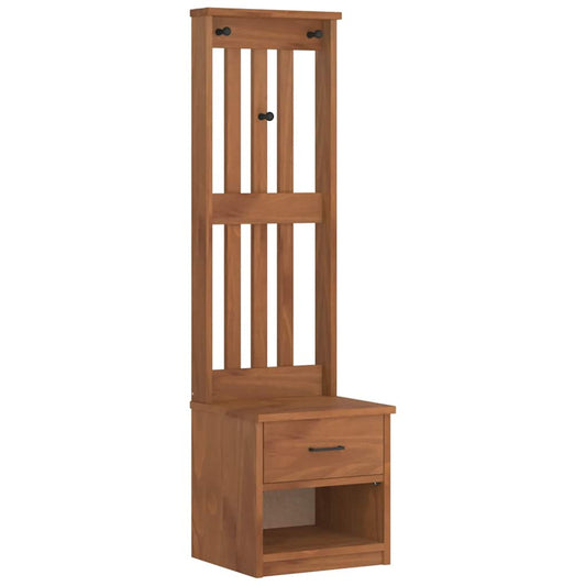 vidaXL Hall Tree SANDNES 45x40x159.5 cm Solid Wood Pine