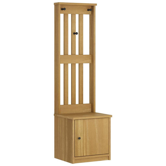 vidaXL Hall Tree SANDNES 45x40x159.5 cm Solid Wood Pine