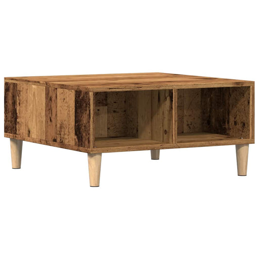 vidaXL Coffee Table Old Wood 60x60x30 cm Engineered Wood