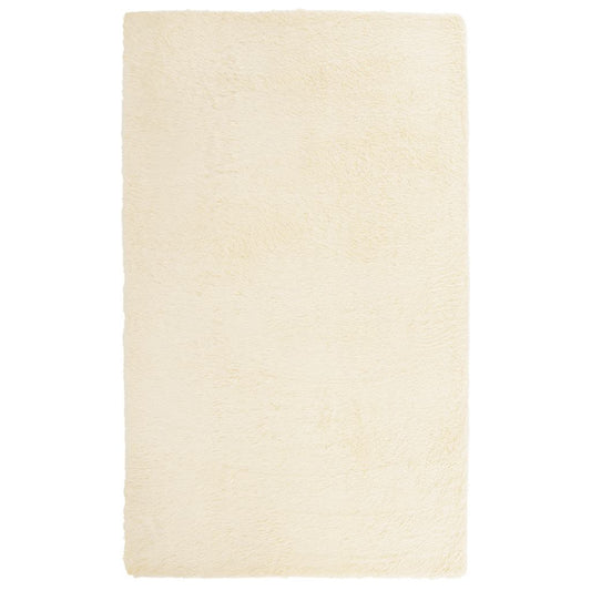 vidaXL Shaggy Rug High Pile NAVARRA Cream 80x150 cm Polyester