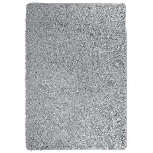 vidaXL Shaggy Rug High Pile NAVARRA Light Grey 120x170 cm Polyester