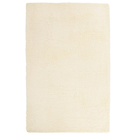 vidaXL Shaggy Rug High Pile NAVARRA Cream 130x200 cm Polyester